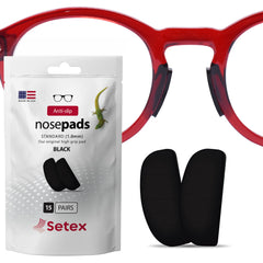 Setex Gecko Grip nose pad closeup shows fibrous structure for secure hold.
