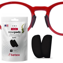 Setex Gecko Grip nose pad closeup with dense fibers for secure hold.