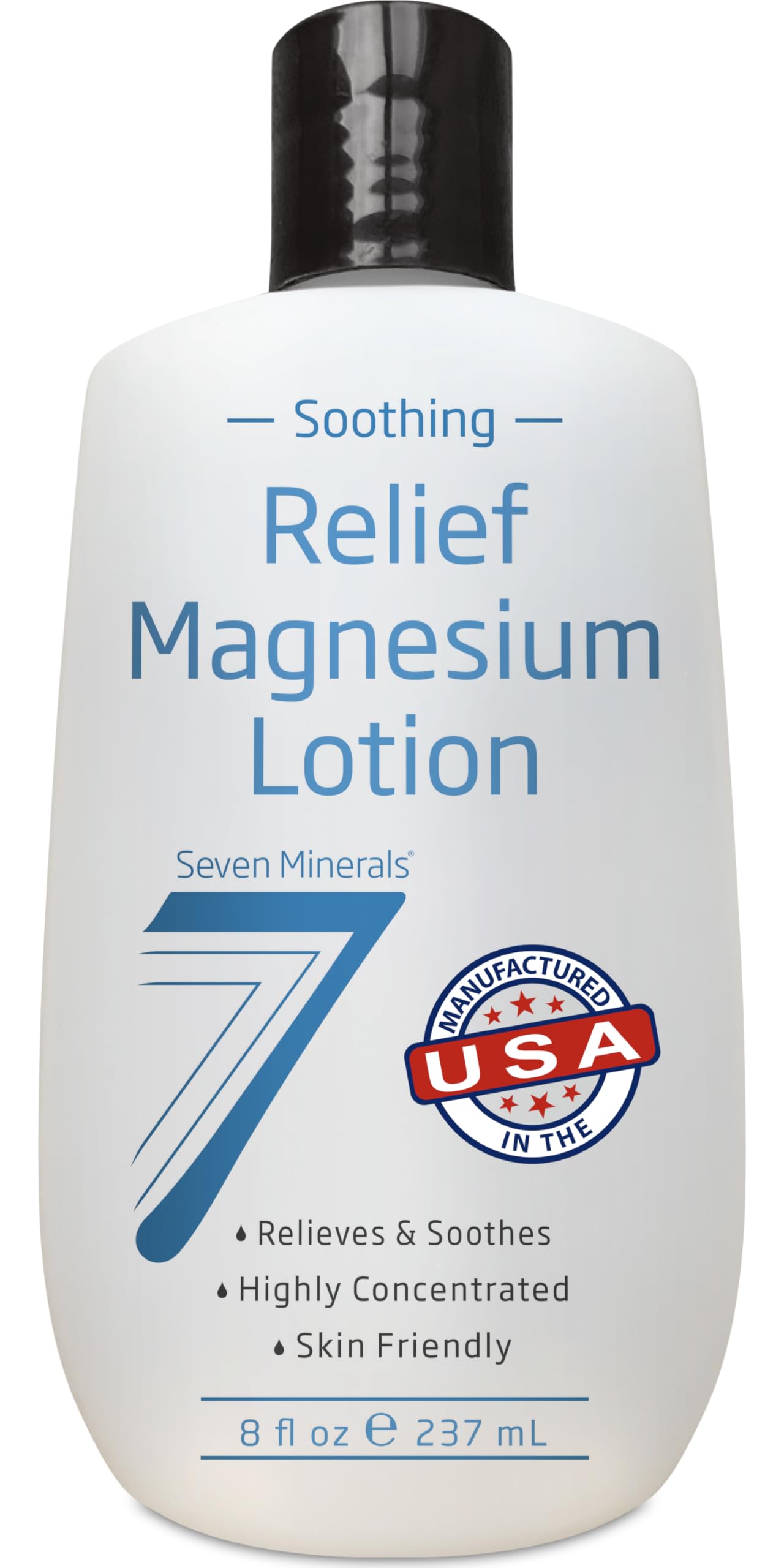 Seven Minerals magnesium lotion sleep bottle for a calm nighttime routine