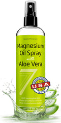 Seven Minerals magnesium oil spray bottle front showing the 12oz packaging for daily use