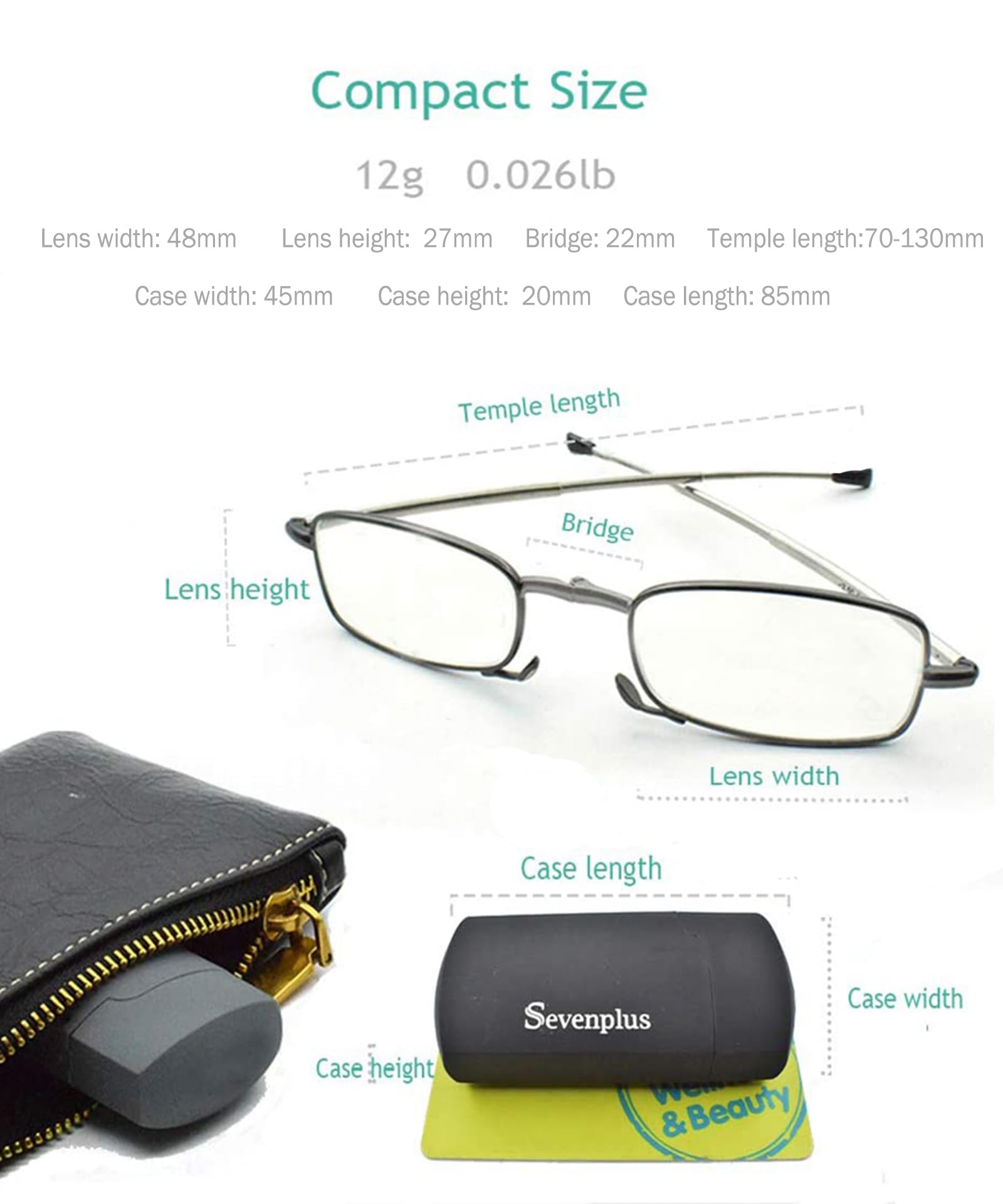 SevenPlus portable eye protection kit supports long reading sessions
