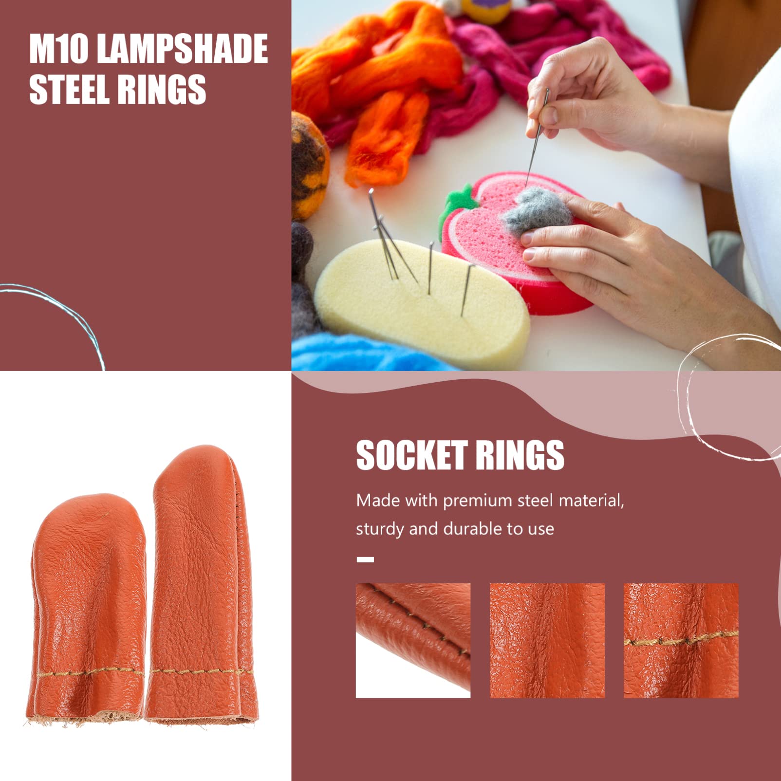 SEWACC 20-piece finger cots set for crafting protection