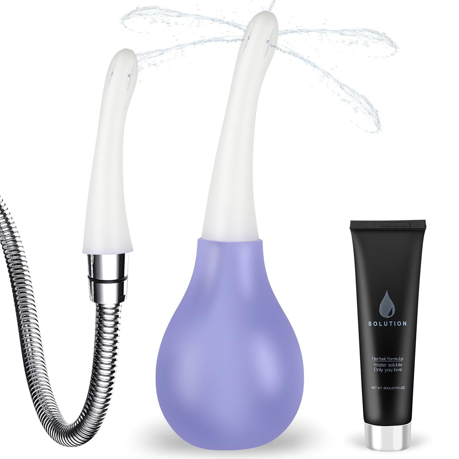 SewXew Anal Douche Kit with anti backflow design for safer use