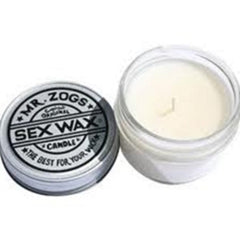 Sex Wax Coconut Candle in a clear glass jar with a long-lasting aroma