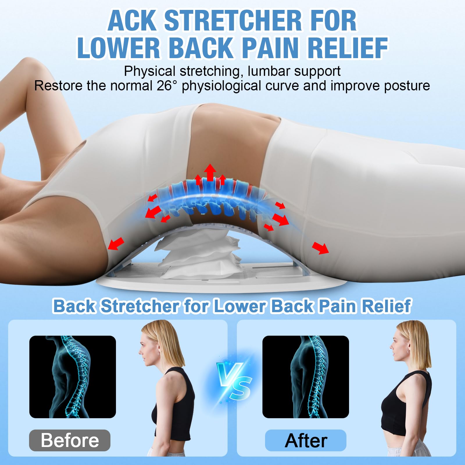 SEXIEE portable back stretcher in travel setup for on-the-go relief