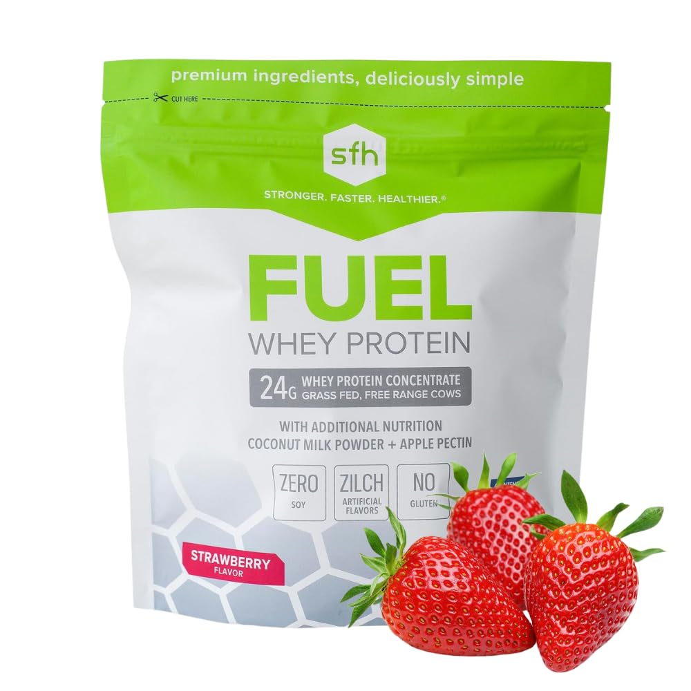 SFH Fuel strawberry tub front view signaling a clean energy option for busy days