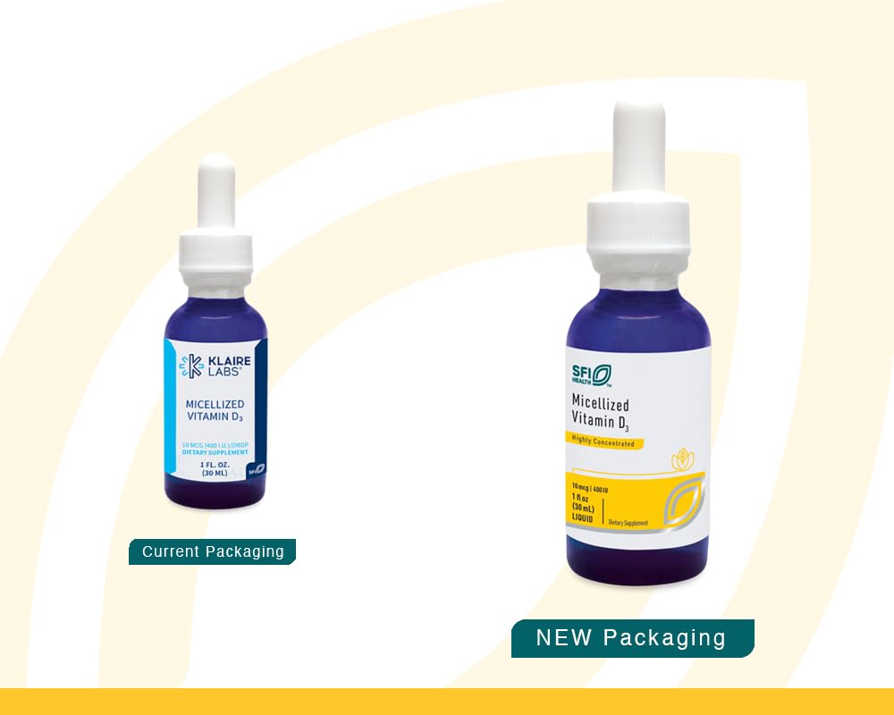 SFI Health vitamin D3 drops being dispensed from a dropper