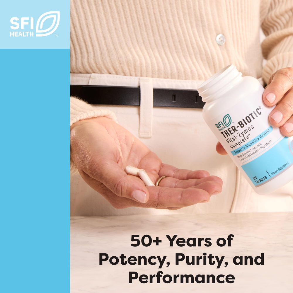 SFI Health Klaire L-Glutamine powder in water shows easy mixing