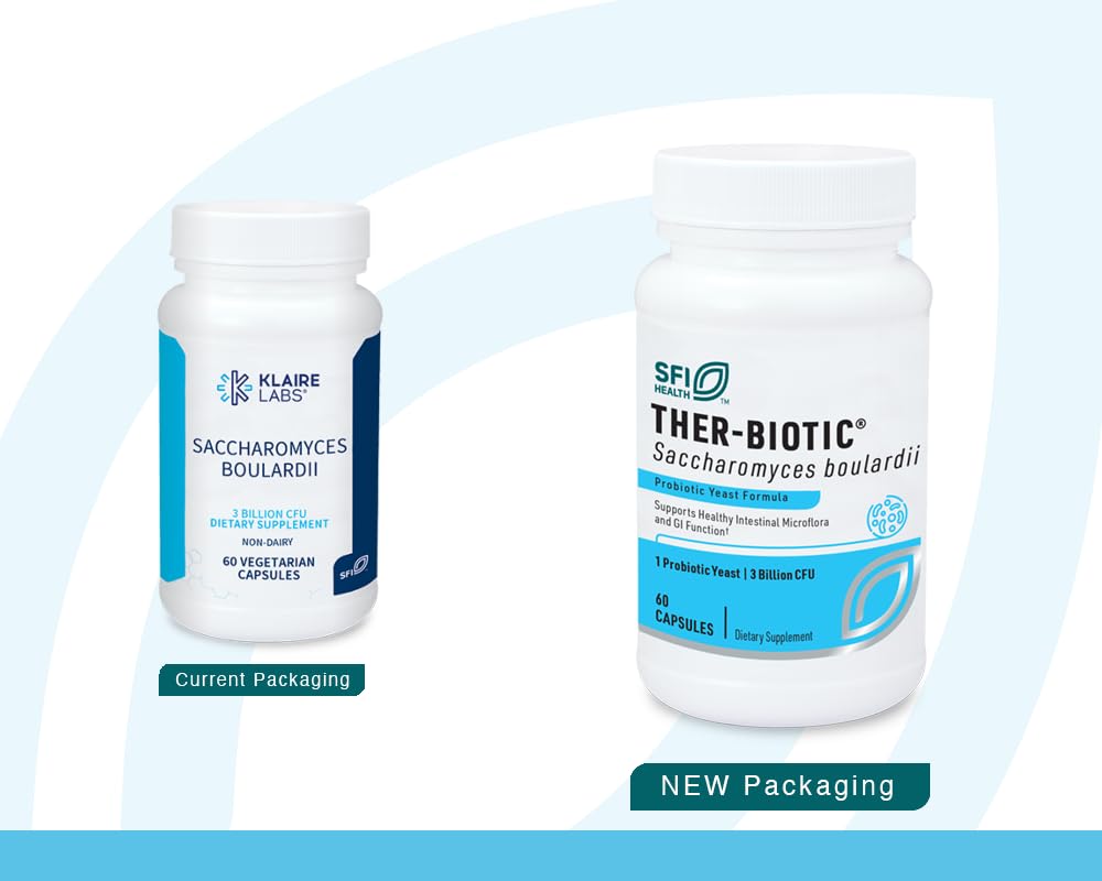 SFI Health Klaire Labs freeze-dried probiotic capsules ready for long shelf stability