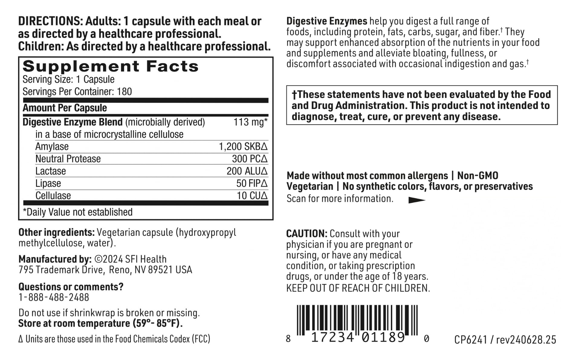 Nutrient absorption may improve with this targeted enzyme blend.