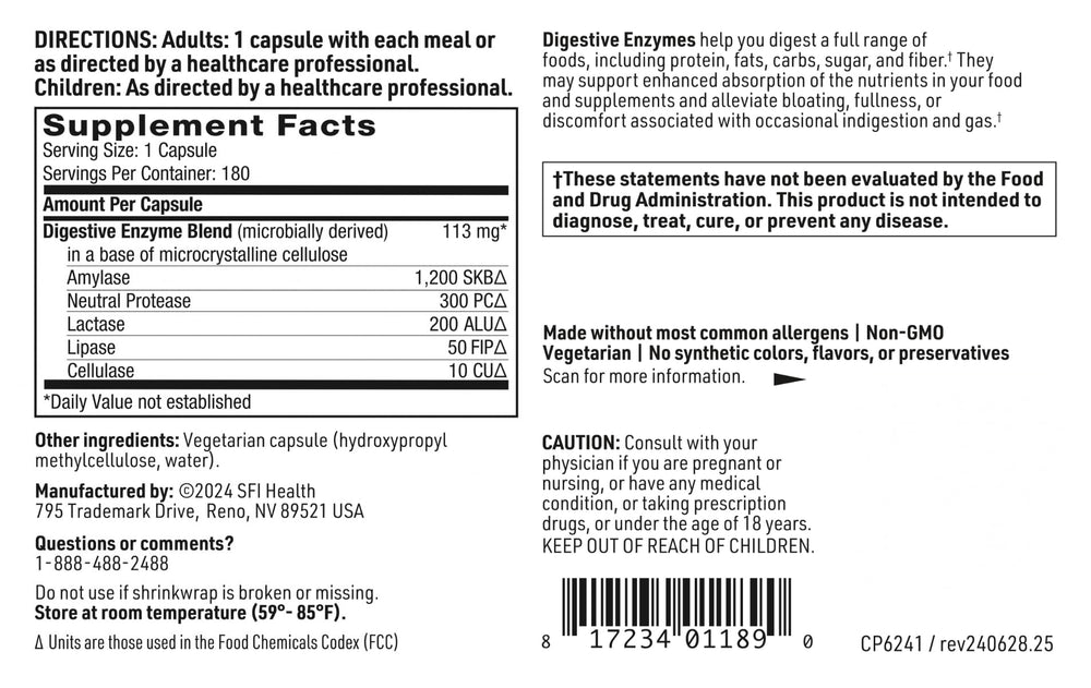 Nutrient absorption may improve with this targeted enzyme blend.