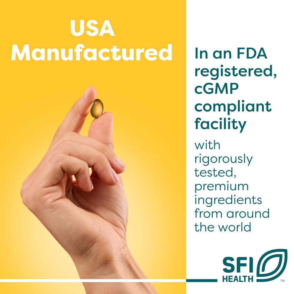 SFI Health Omega-3 Mini cholesterol-free formula packaging.