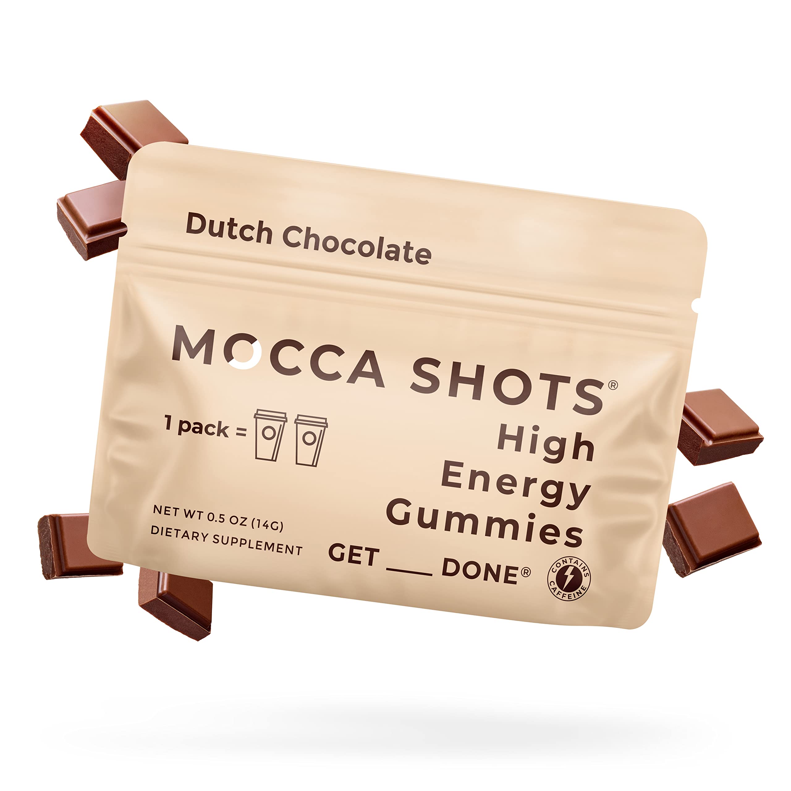 SGC Seattle Gummy Company Dutch Chocolate Mocca energy gummies 12-pack ready for on-the-go energy
