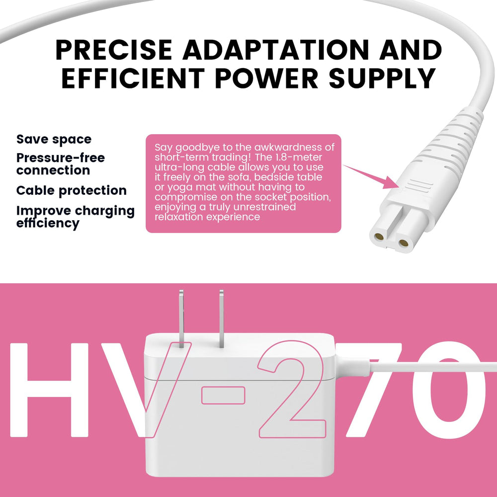 SGEOYPIL HV270 compact design charger, saves desk space.