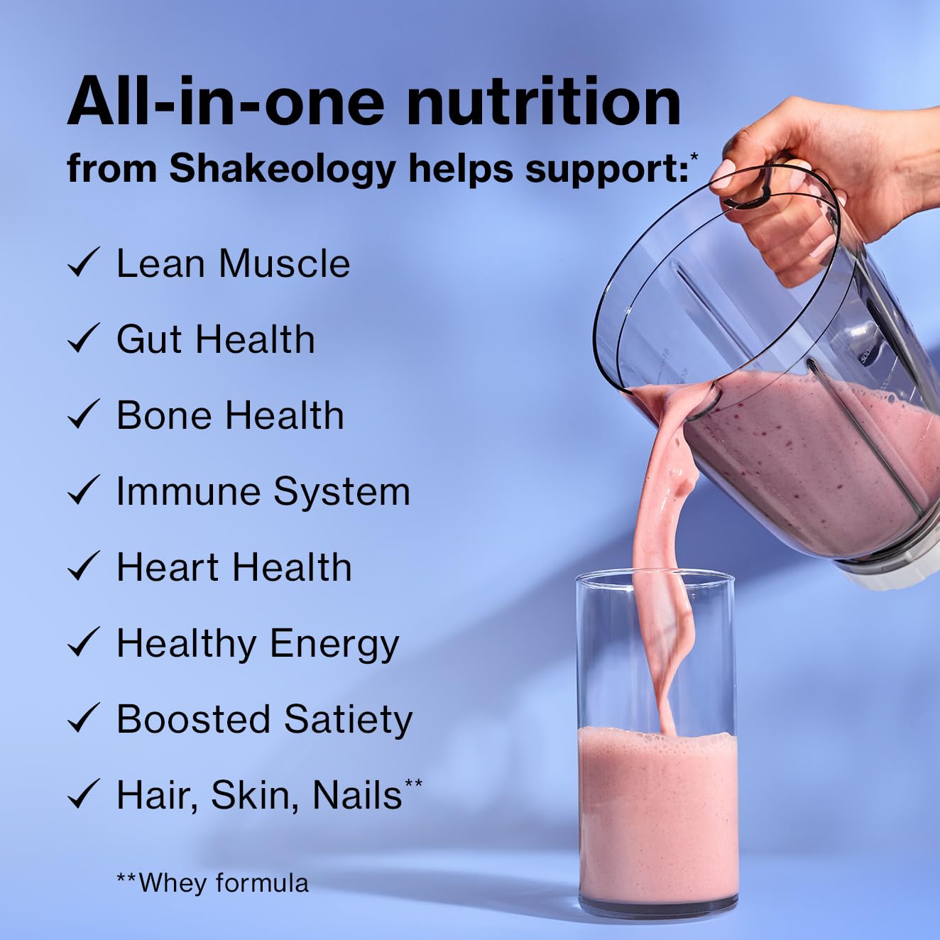 Shakeology protein scoop measuring highlights easy portion control for meals.