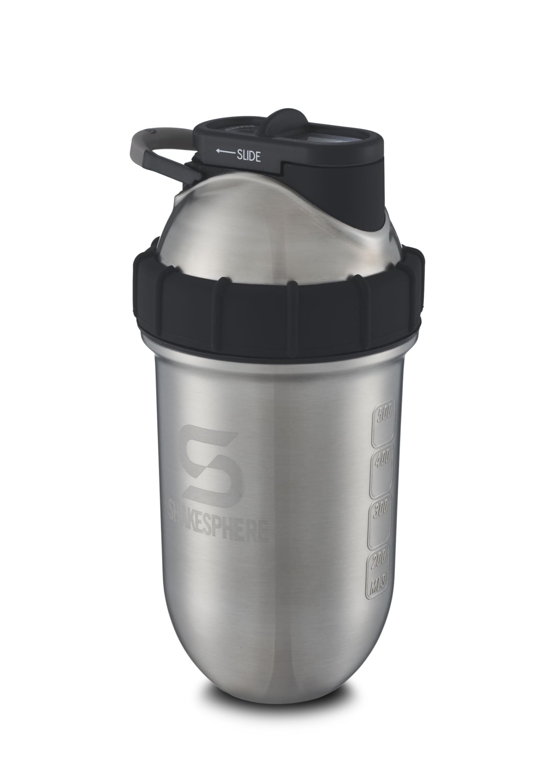SHAKESPHERE leak-proof screw-on lid prevents spills during travel