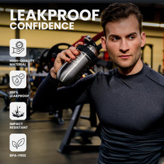 SHAKESPHERE patented capsule design delivers smooth shakes with no mixing ball