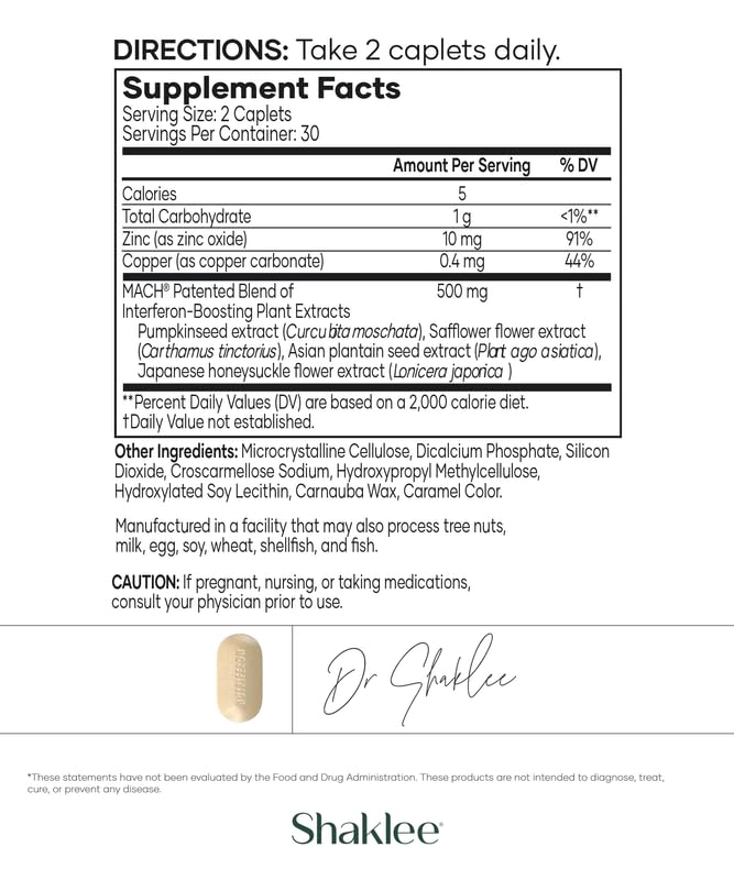 Shaklee NutriFeron ingredient blend with pumpkin seed, plantain seed, safflower, honeysuckle