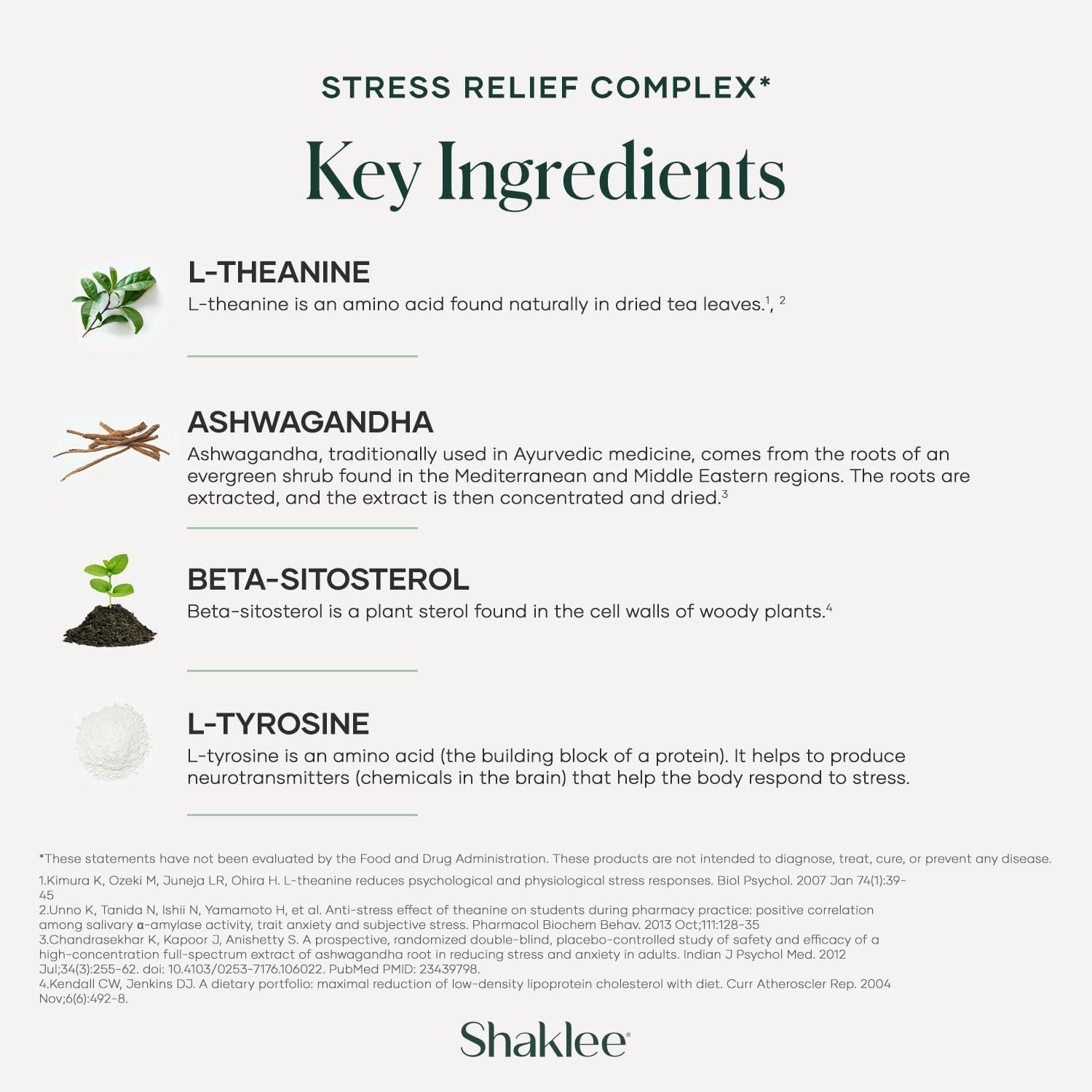 Shaklee Stress Relief Complex packaging showcasing eco-friendly packaging and sourcing