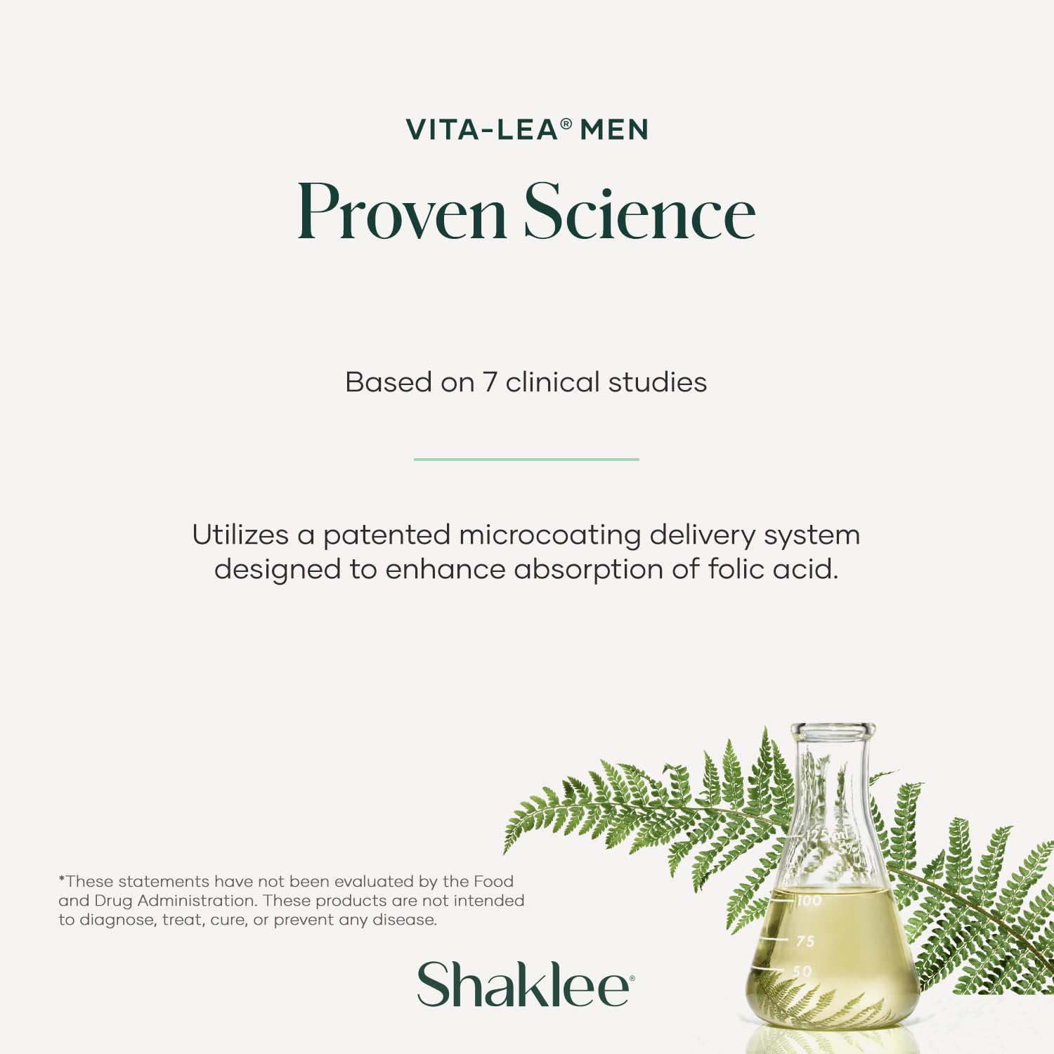 Packaging box for Shaklee Vita-Lea Men multivitamin