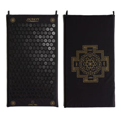 ShaktiMat Classic acupressure mat at Level 2 intensity to relieve daily tension and stress.