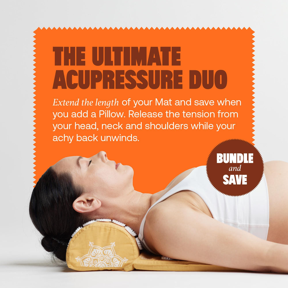ShaktiMat Classic acupressure pillow combo for extended relief