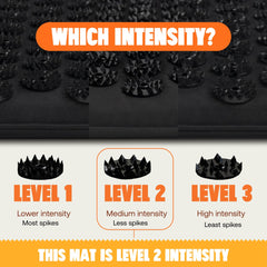 ShaktiMat Premium acupressure pillow compatibility for extended relaxation.