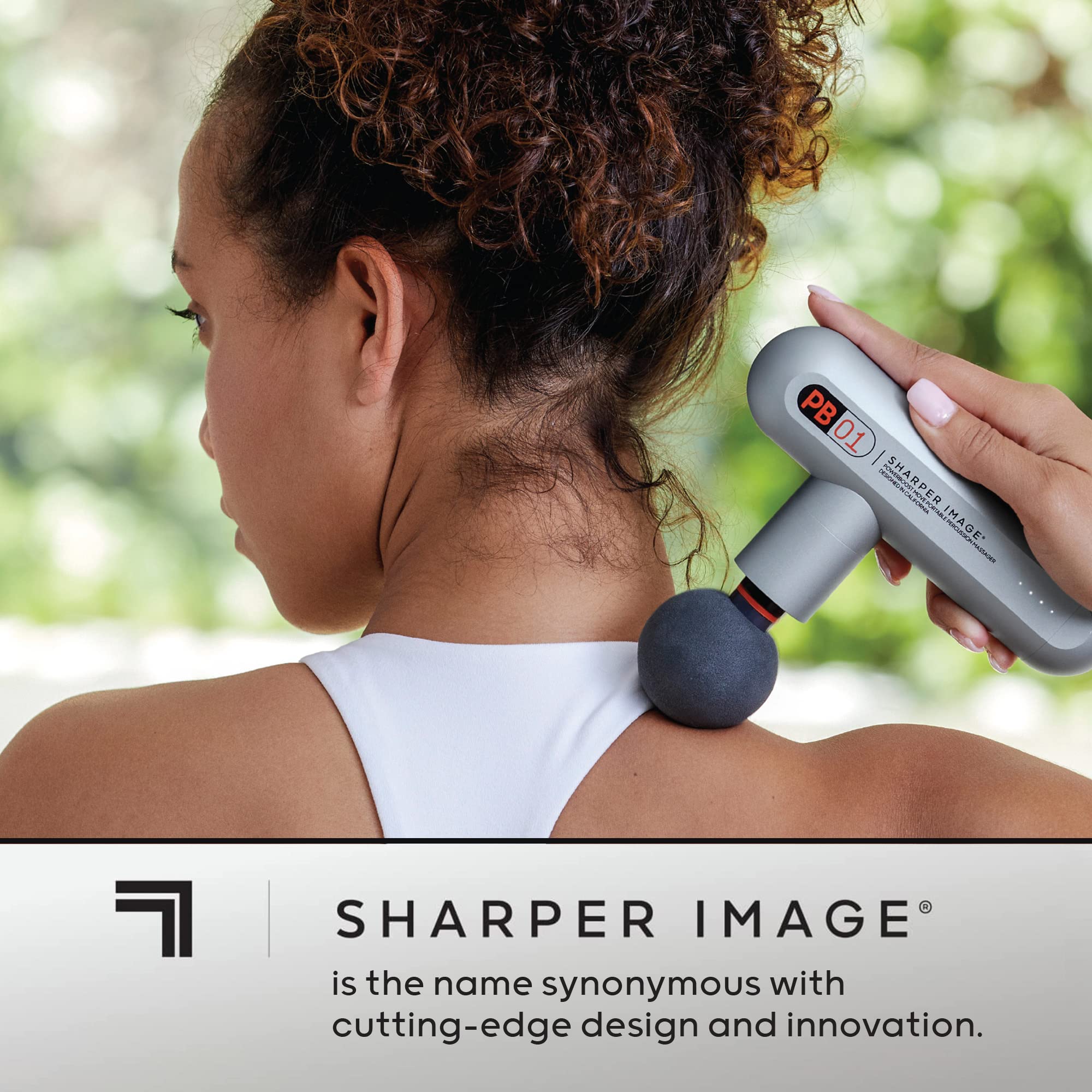 Sharper Image Powerboost Move 2-hour runtime supports sessions away from home.