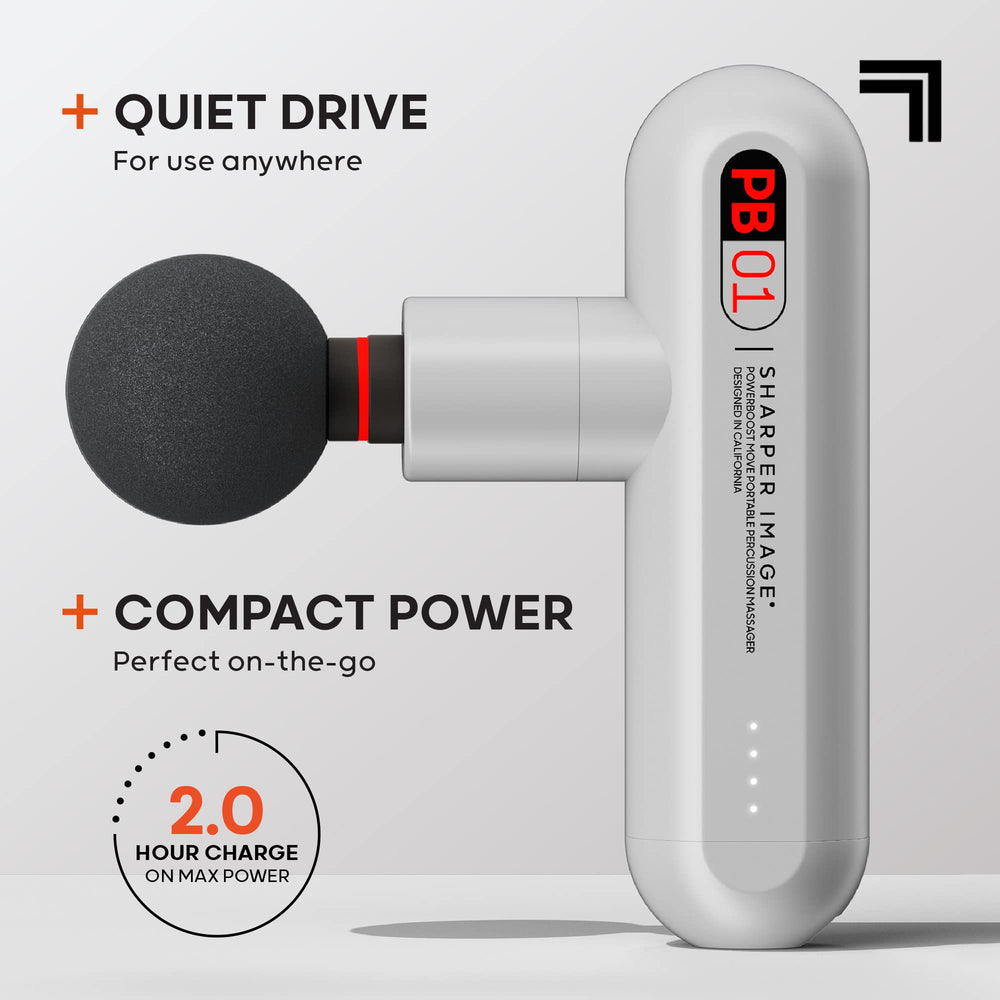 Sharper Image Powerboost Move four speeds offer customizable intensity.