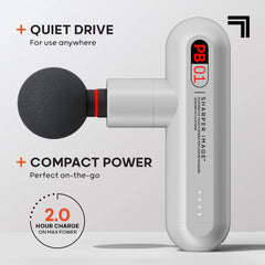 Sharper Image Powerboost Move four speeds offer customizable intensity.