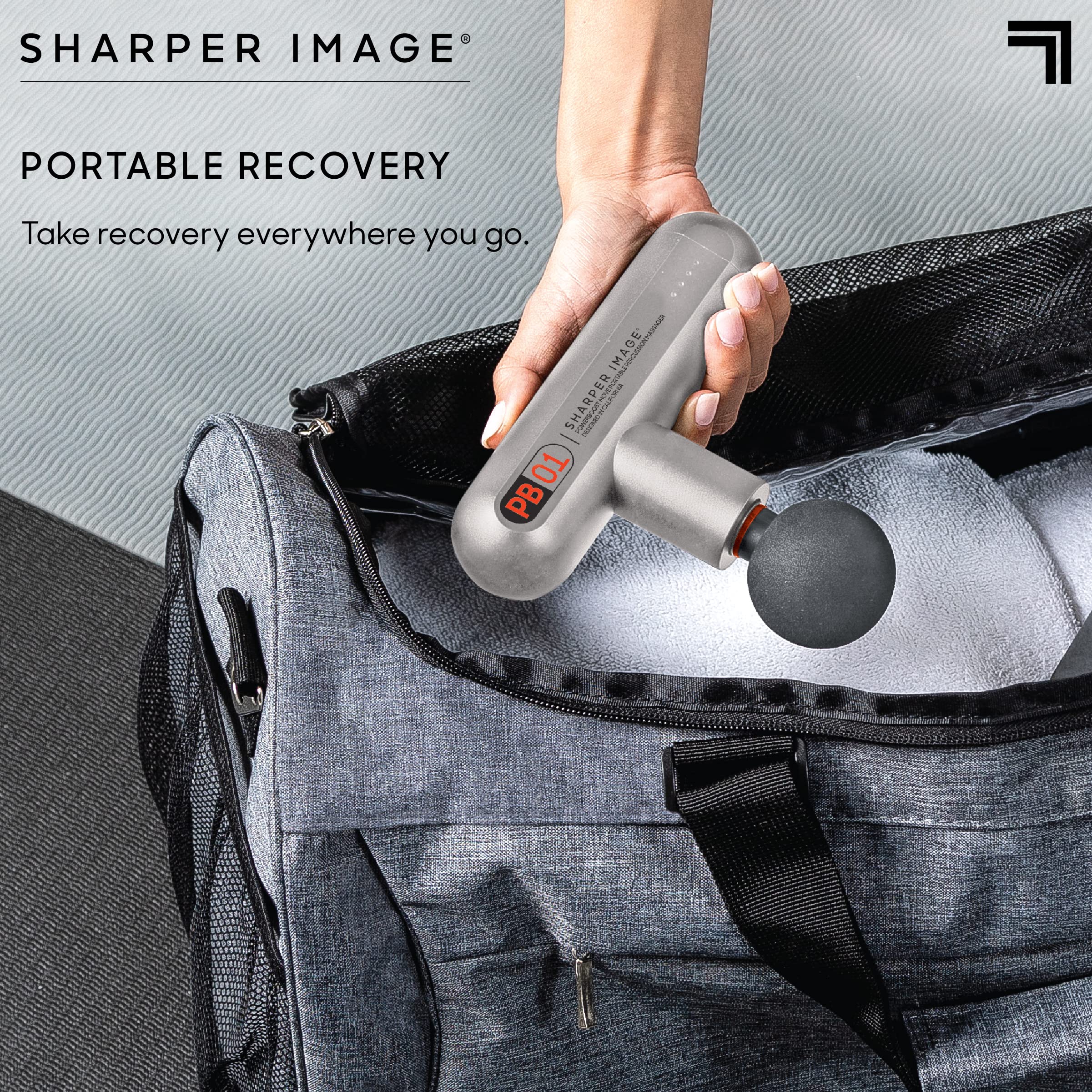 Sharper Image Powerboost Move lifestyle use for quick relief.