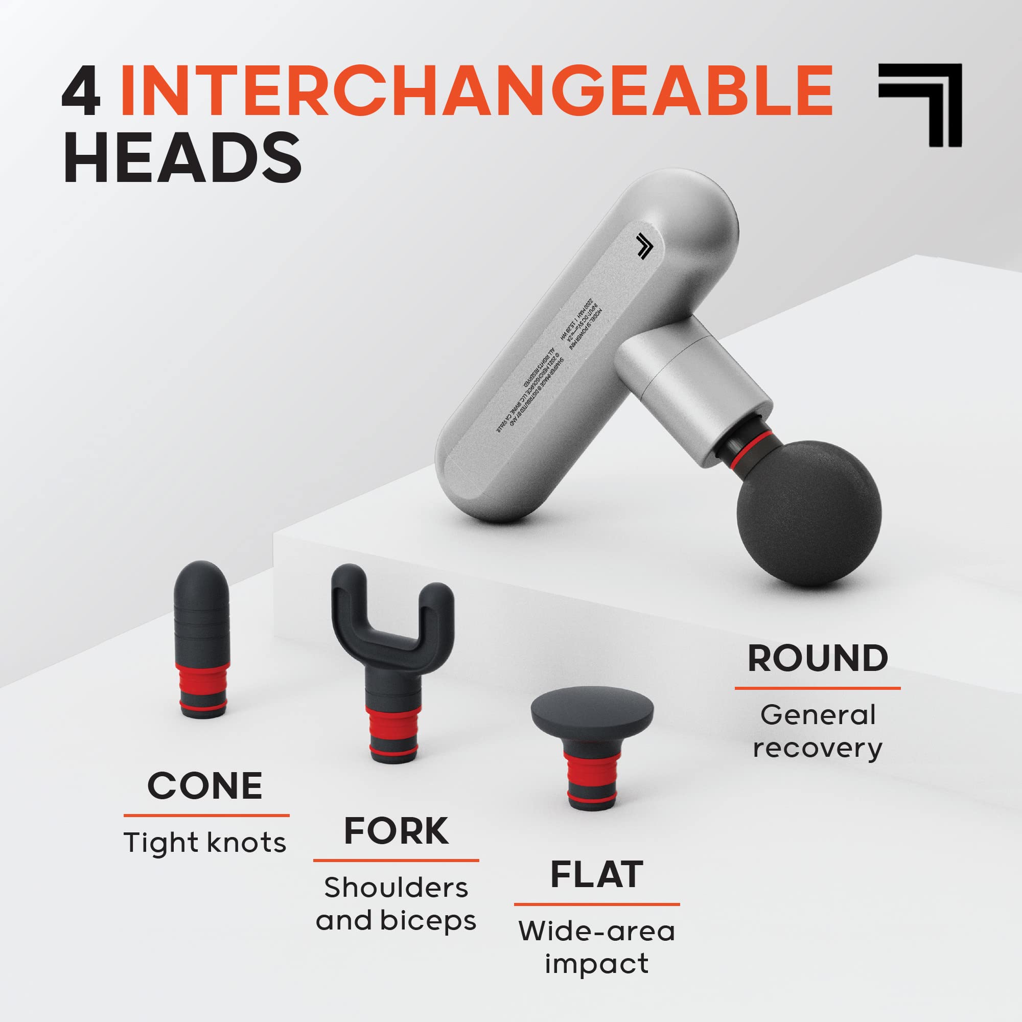 Sharper Image Powerboost Move quiet motor ensures discreet relaxation.