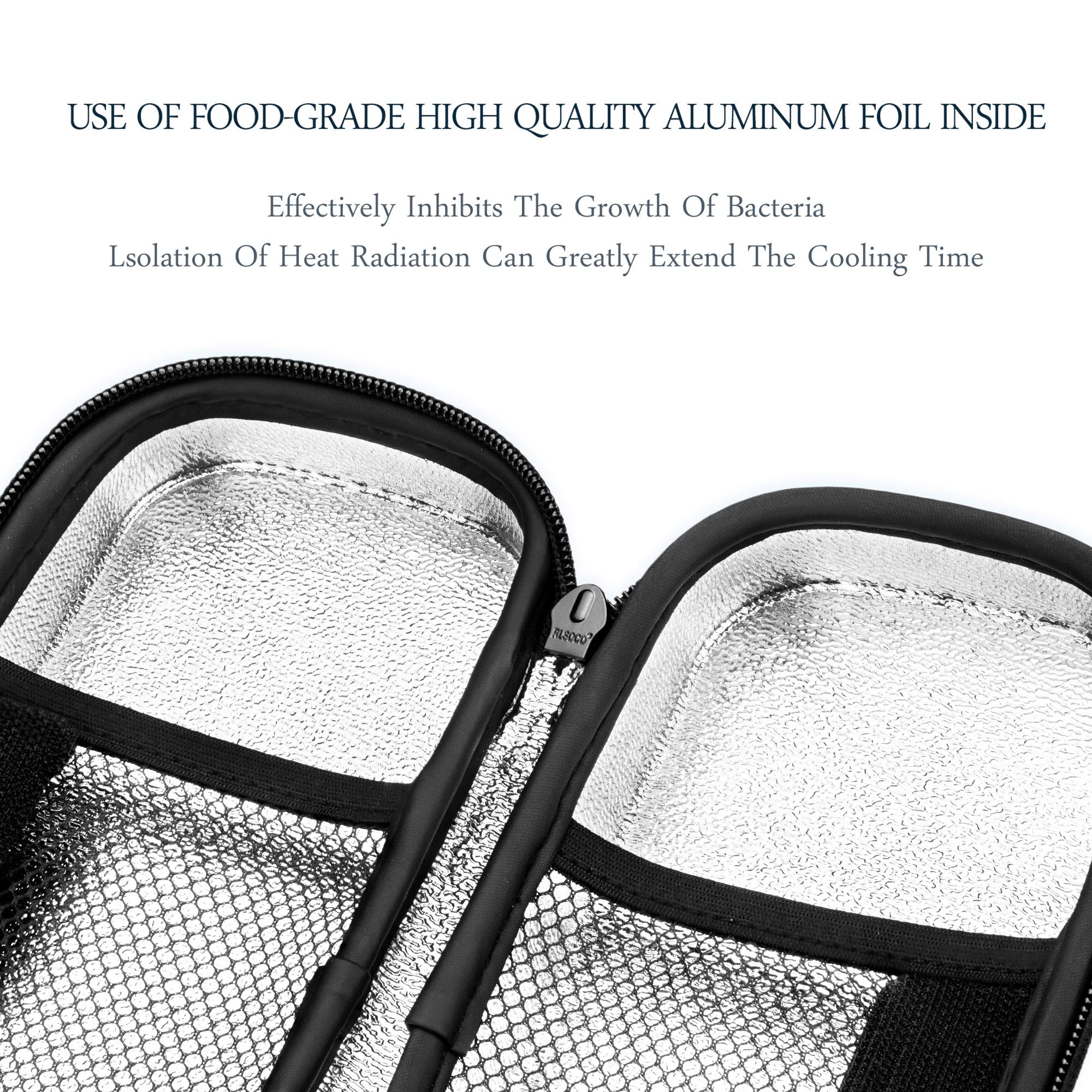 SHBC bag with two gel ice packs ensuring reliable cooling during trips.