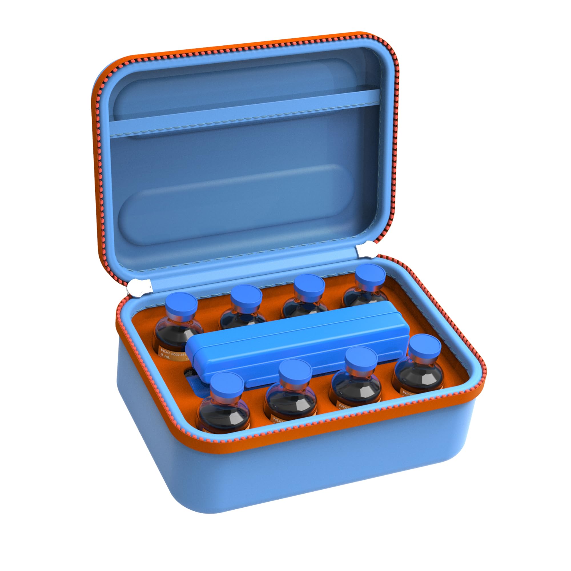 SHBC Insulin Vial Case outer shell protects vials while traveling
