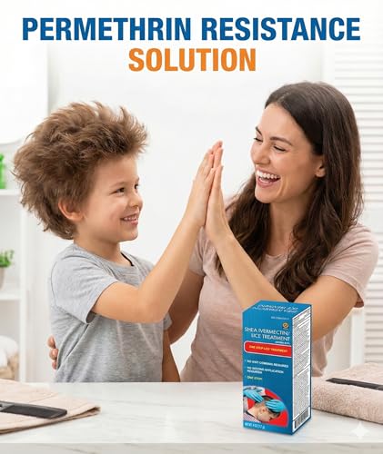 Shea Ivermectin Lice Treatment family-friendly bathroom setting.
