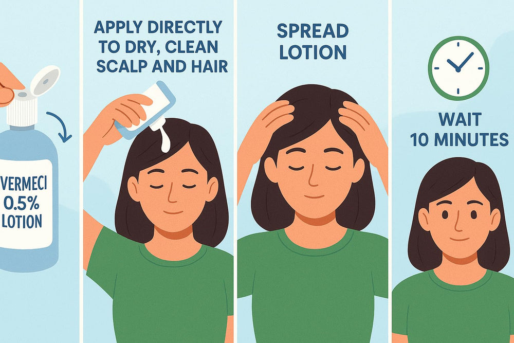 Shea Ivermectin Lice Treatment post-use hair looks softer and easier to comb.