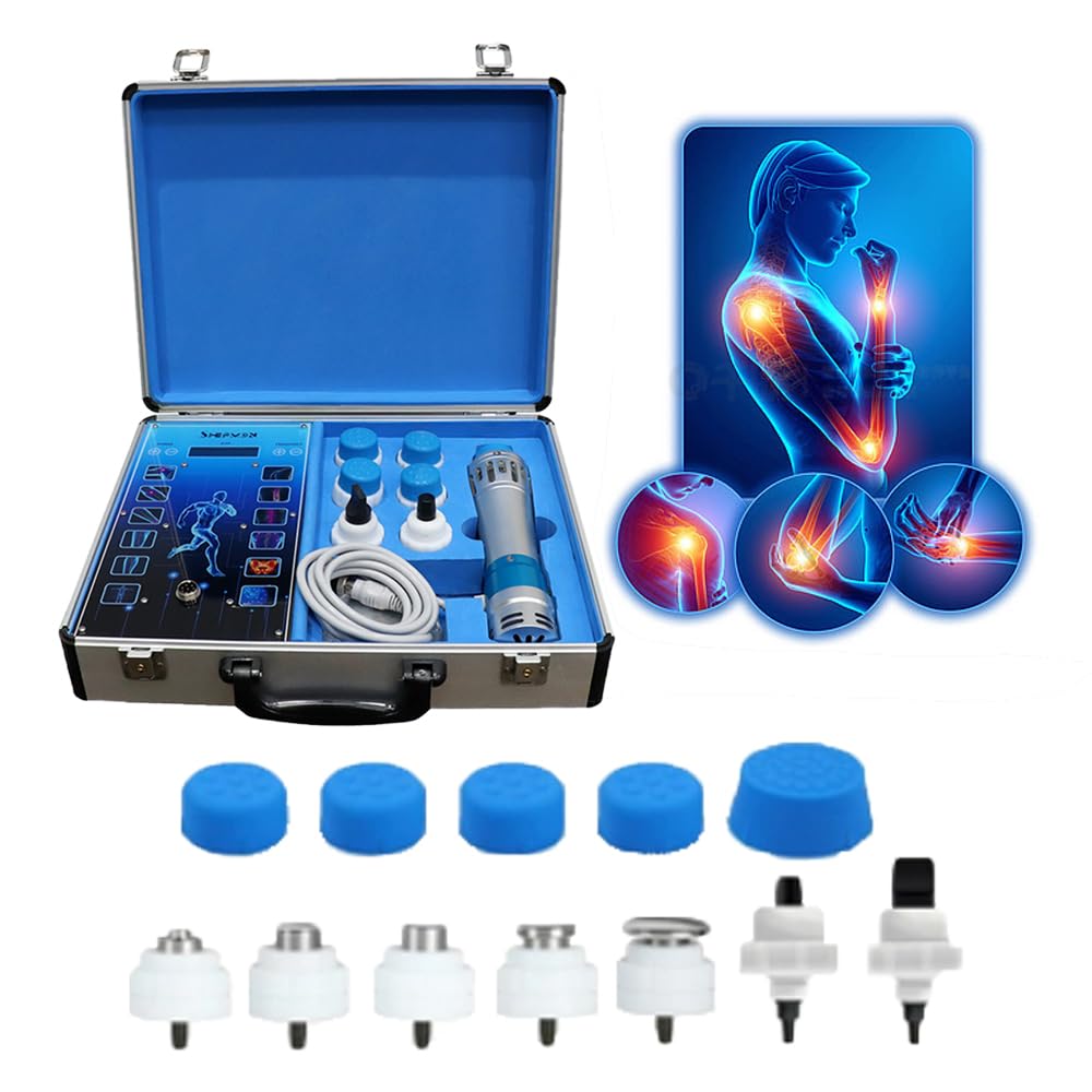 Shefmon Shockwave device front view for portable pain relief.