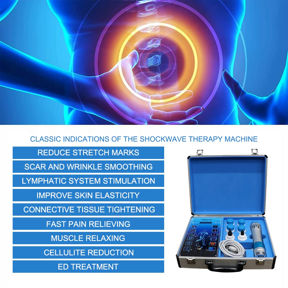 Shefmon Shockwave device side view highlights ergonomic design for easy use.