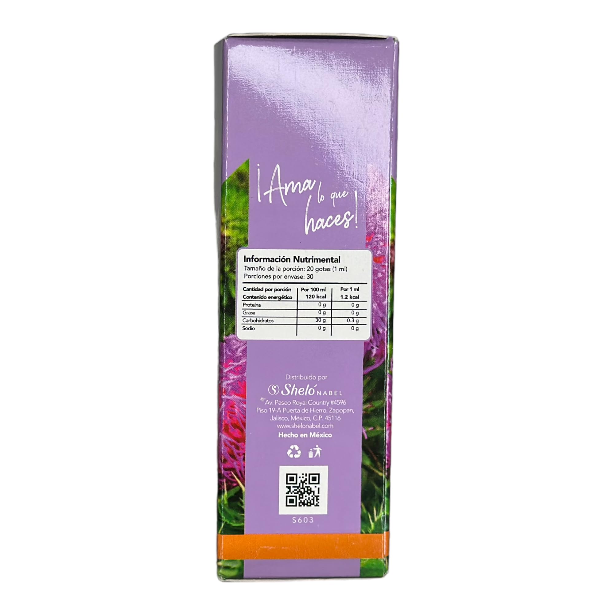 Sheló NABEL Packaging and label emphasizing natural herbal blend.