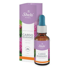 Sheló NABEL Milk Thistle bottle with dropper for daily wellness.