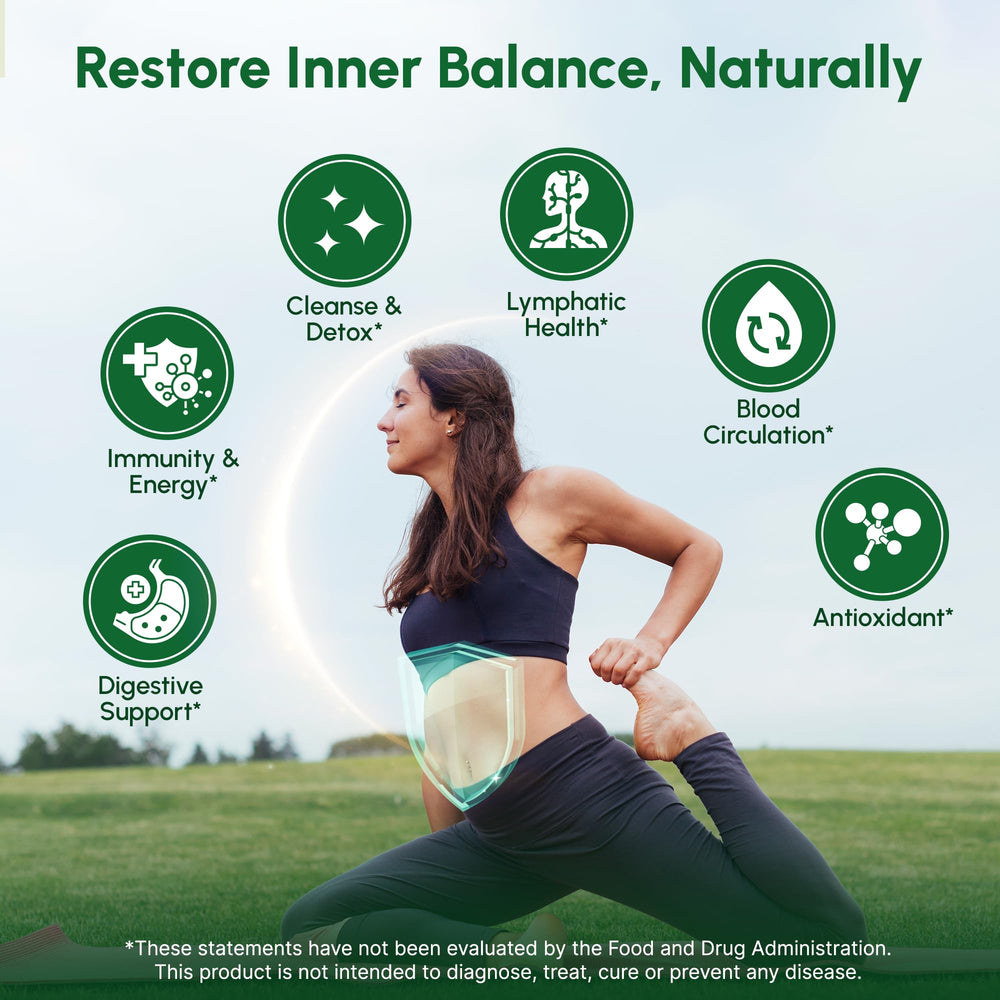 SHELTREE HEALTH Lymphatic Drainage Drops dandelion image emphasizes gentle support