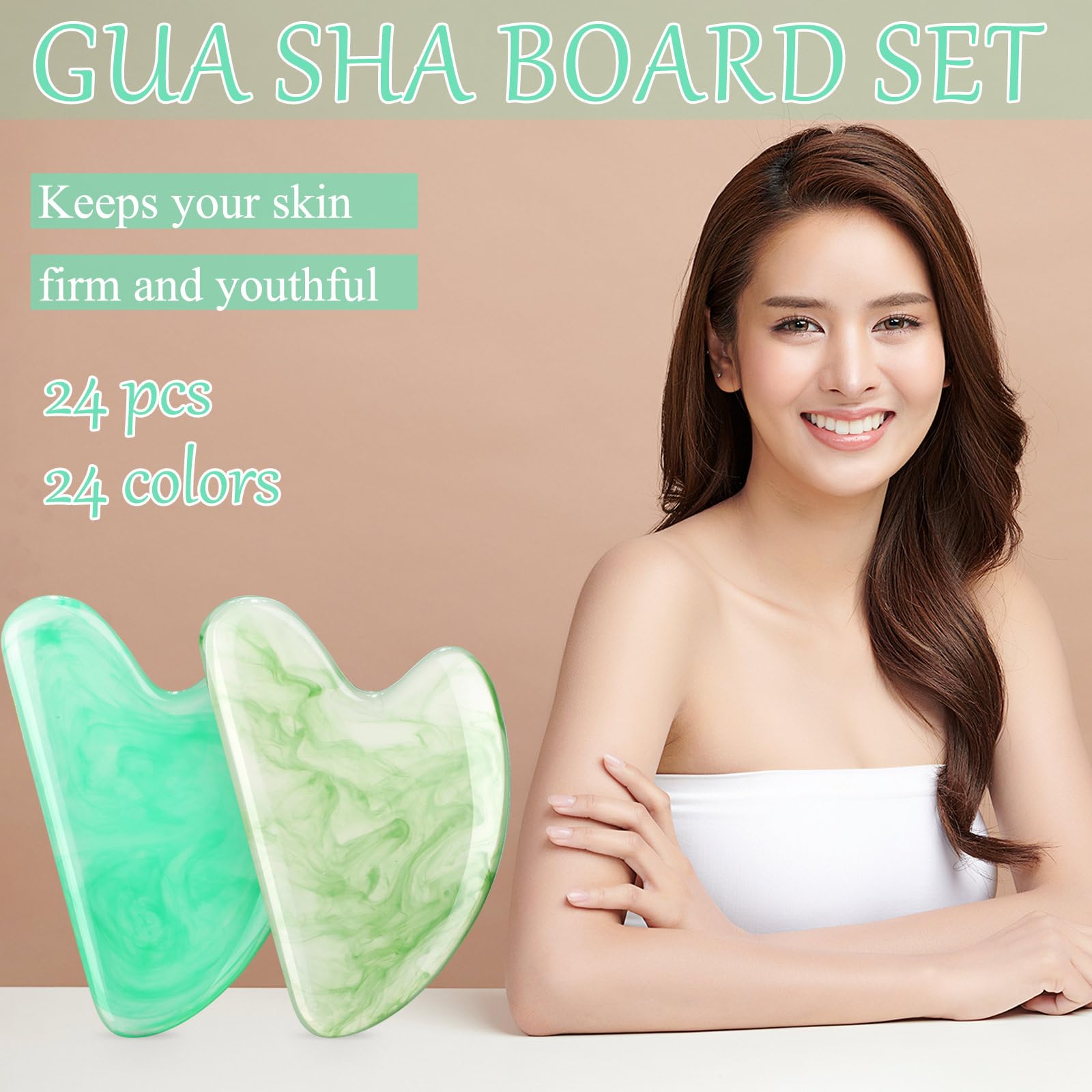 Sherr face-neck-body gua sha tool for gentle massage and tension relief.