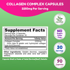 SHIFAA NUTRITION collagen capsules close-up highlighting easy daily intake.
