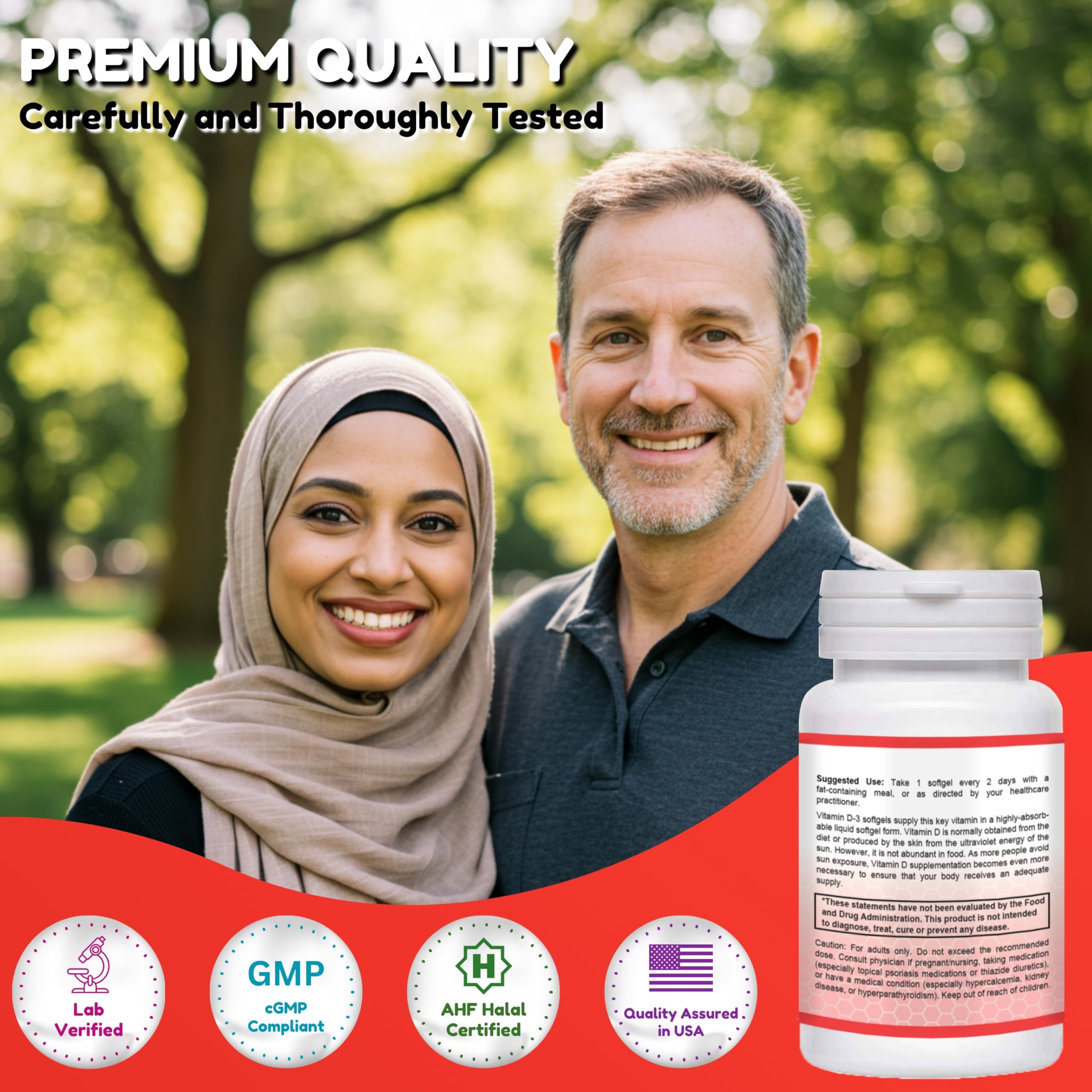 SHIFAA NUTRITION gluten-free and non-GMO labels on packaging