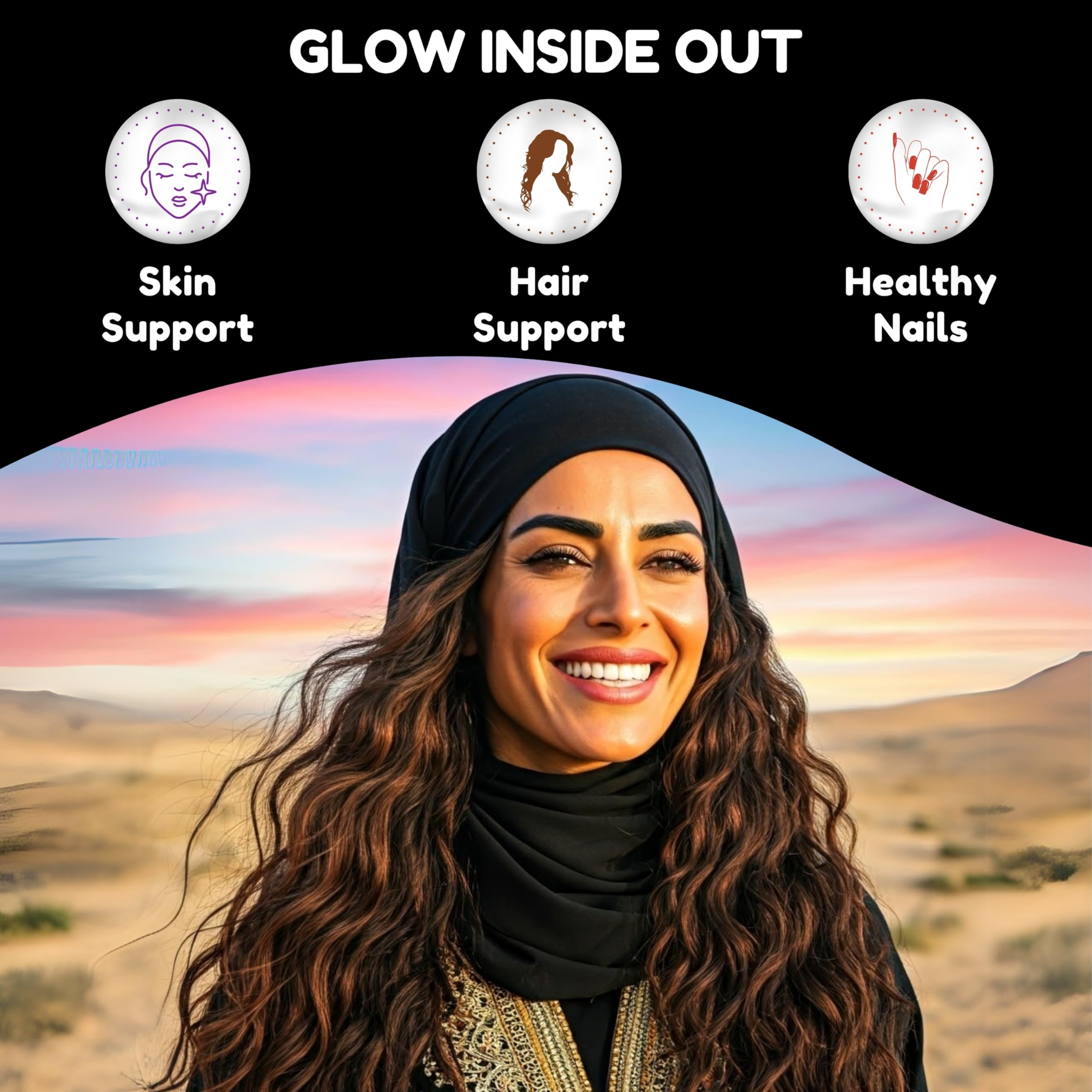 SHIFAA NUTRITION sugar-free and gluten-free collagen option.