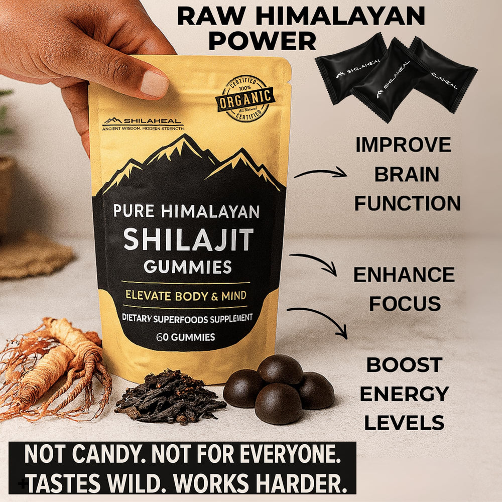 Lab-tested SHILAHEAL Shilajit Gummies ensuring purity and safety