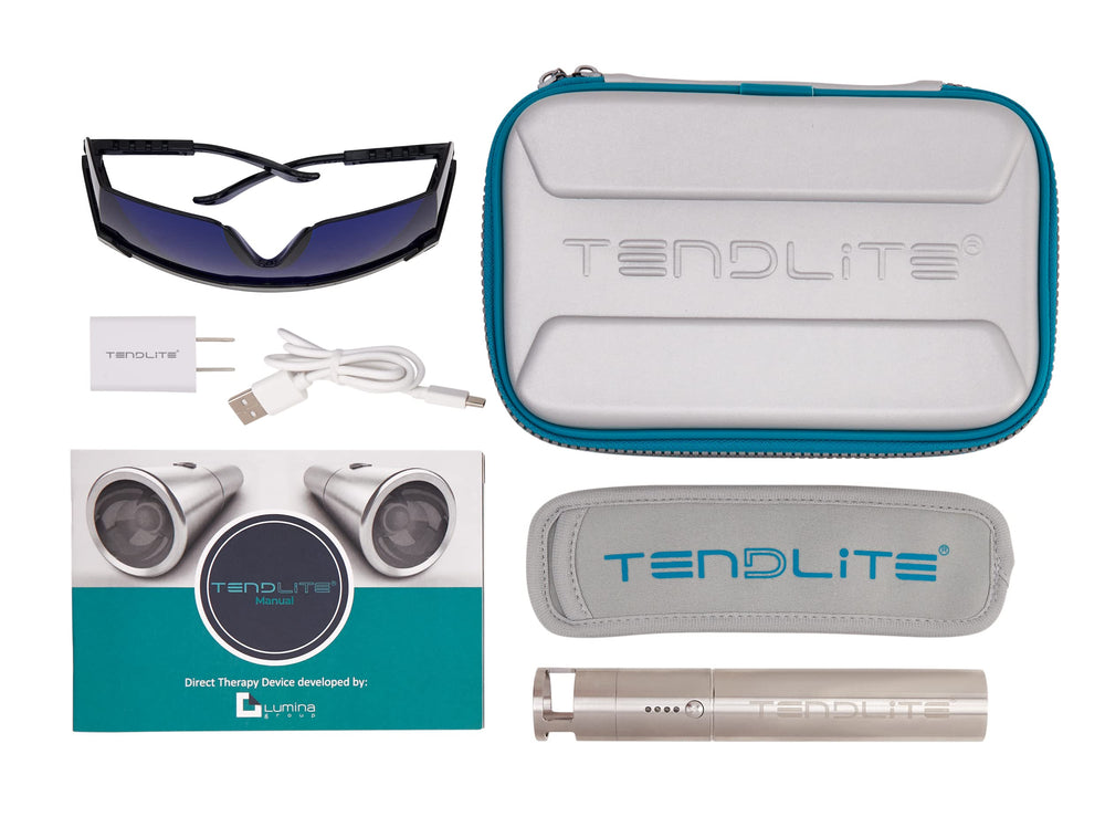SHINE Tendlite Pro 850nm NIR emission - enables deeper penetration for soreness relief.