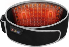 SHINE WELL cordless back massager belt with red light for soothing warmth on tired muscles