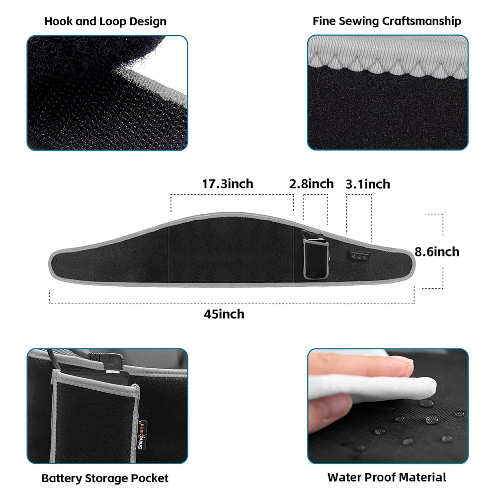 SHINE WELL one-size-fits-most belt with adjustable strap for up to 45 inches