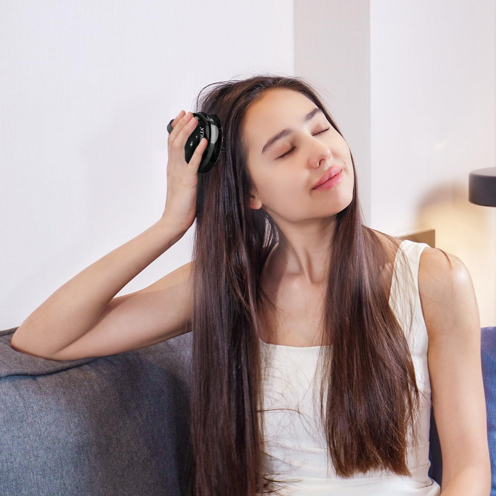 SHINLEA 2 in 1 scalp massager suitable for all hair types and family use